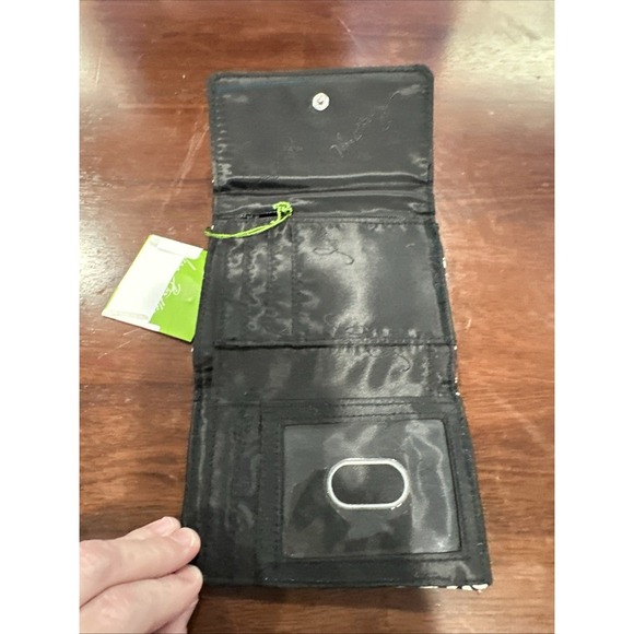 Vera Bradley Midnight Paisley Wallet Trifold New with tag Quilted Cotton - Picture 5 of 7